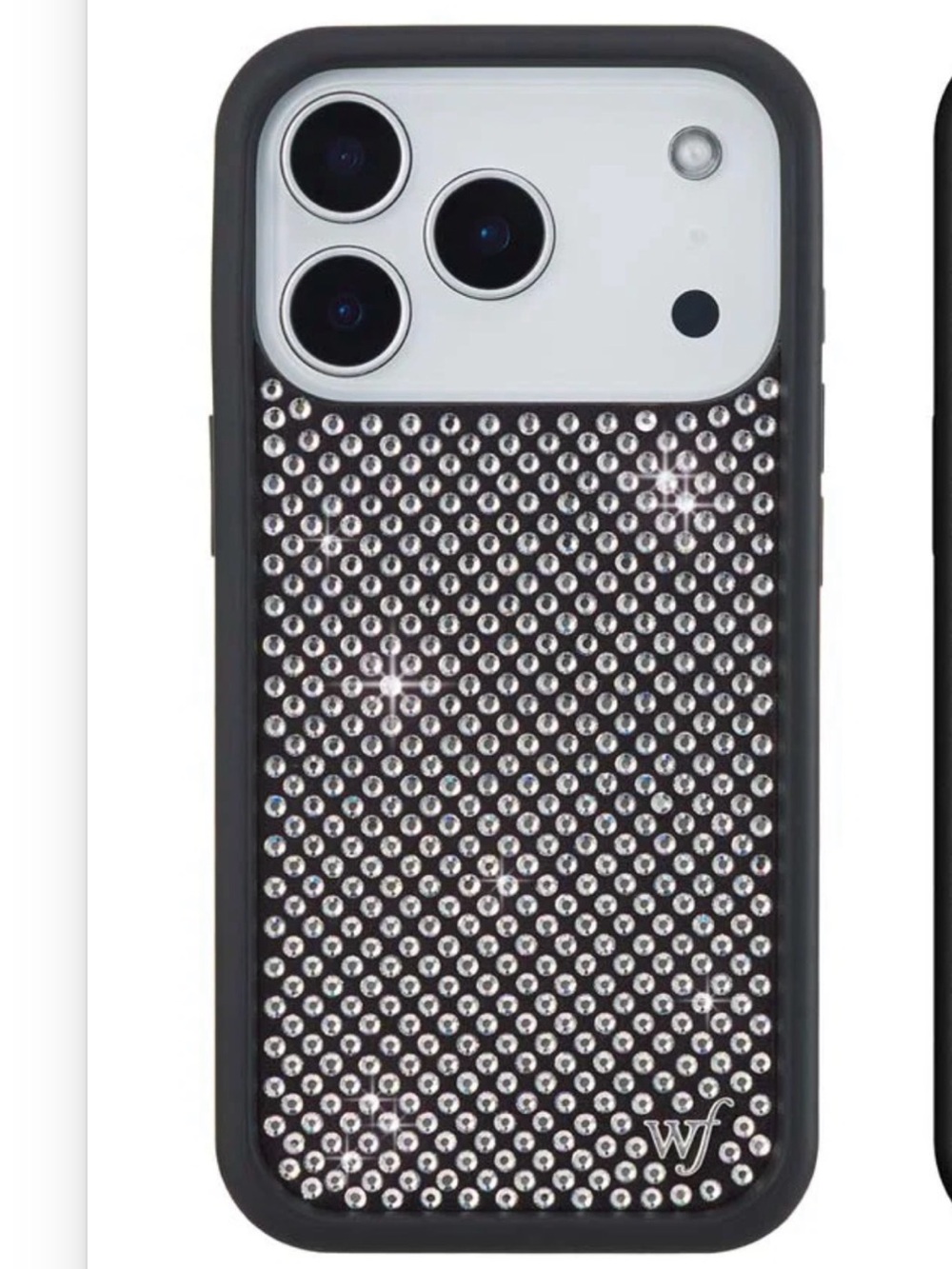 iPhone 17 Pro rhinestone wildflower case